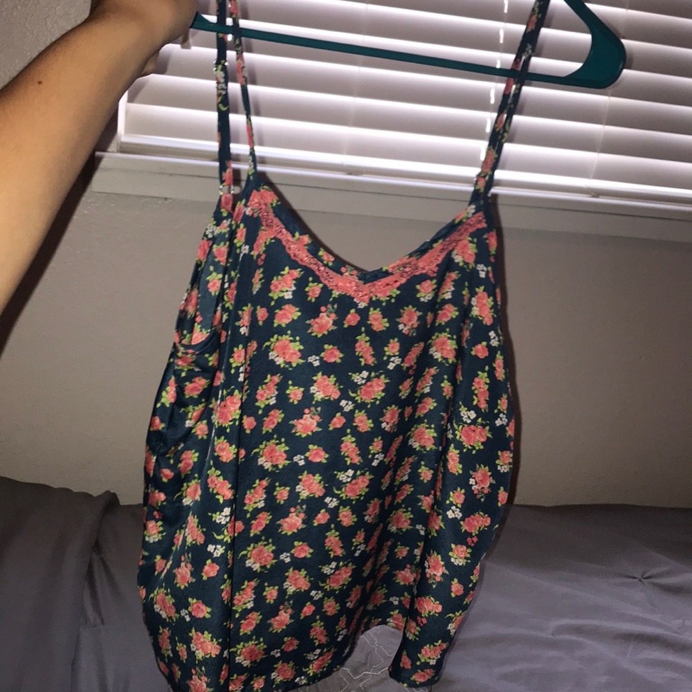 Flowery tank top